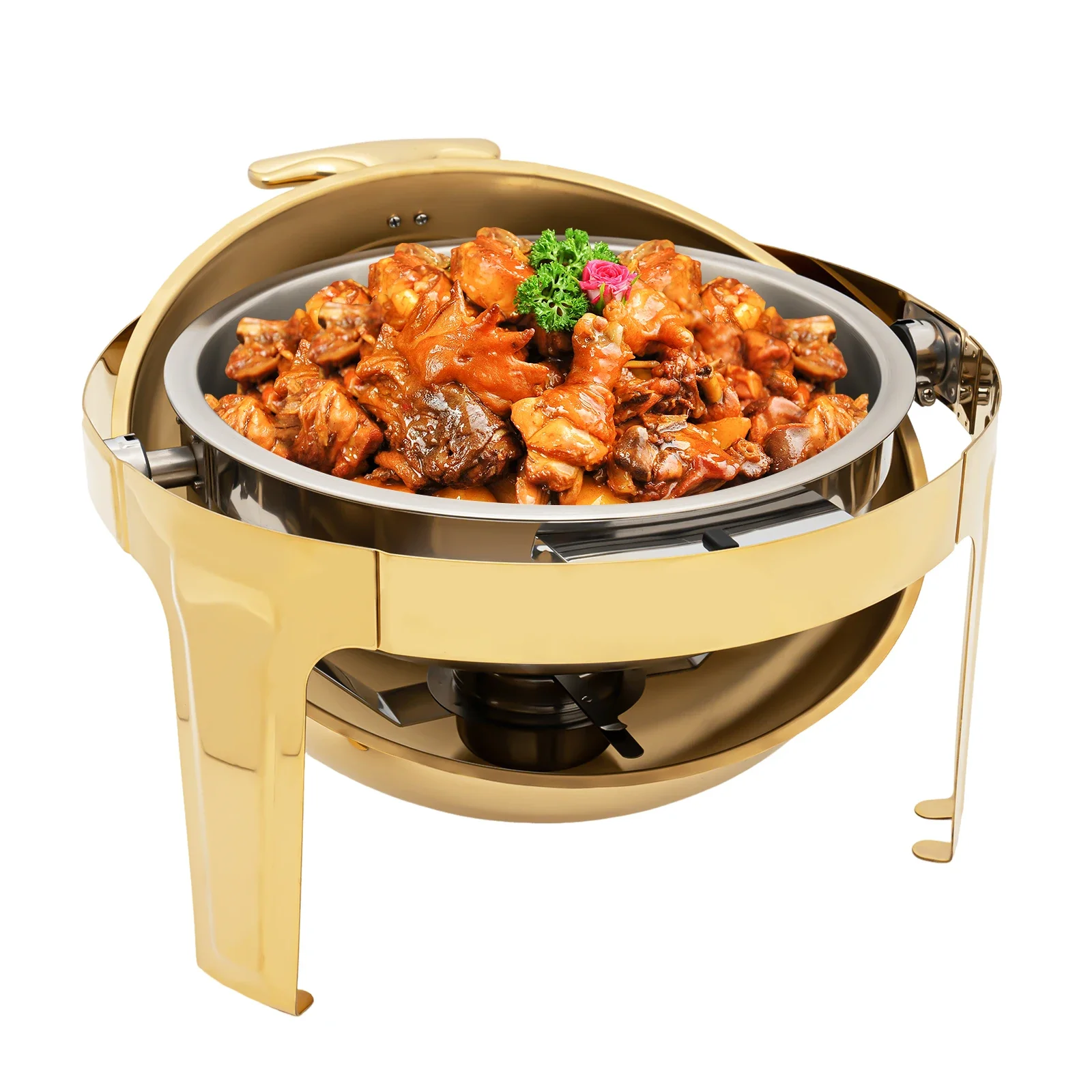 6 Qt Round Stainles…