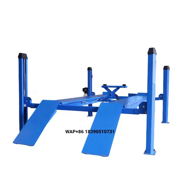 4.5 Ton Hydraulic Car Jack Lift 4-Post Wheel Alignment Lift Car Lifter With Four Posts
