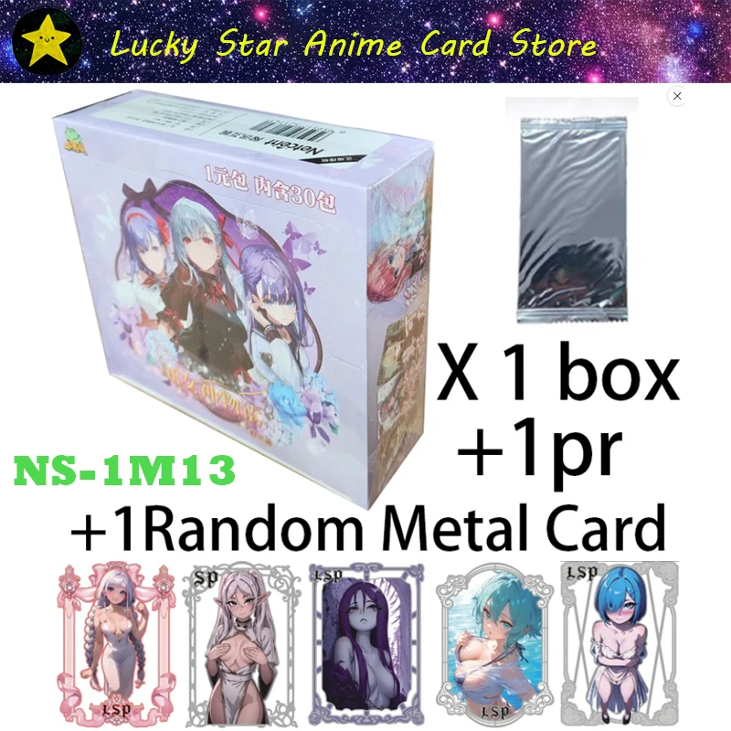 

New Goddess Story NS-1M13 Collection PR Card Anime Games Girl Party Swimsuit Feast Booster Box Doujin Toys And Hobbies Gift