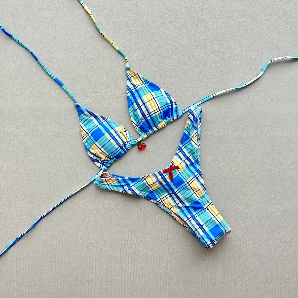 

Sexy Micro Bikini Push-Up Swimsuit Brazilian Thong Biquini Set Female Swimwear Print Beachwear for Women 2025