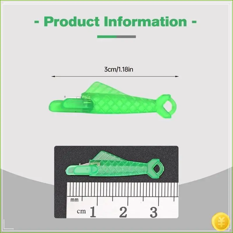 Fish Mouth Sewing Machine Needle Threader, 2024 Upgrade Automatic Sewing Needle Threader Tool,100PCS