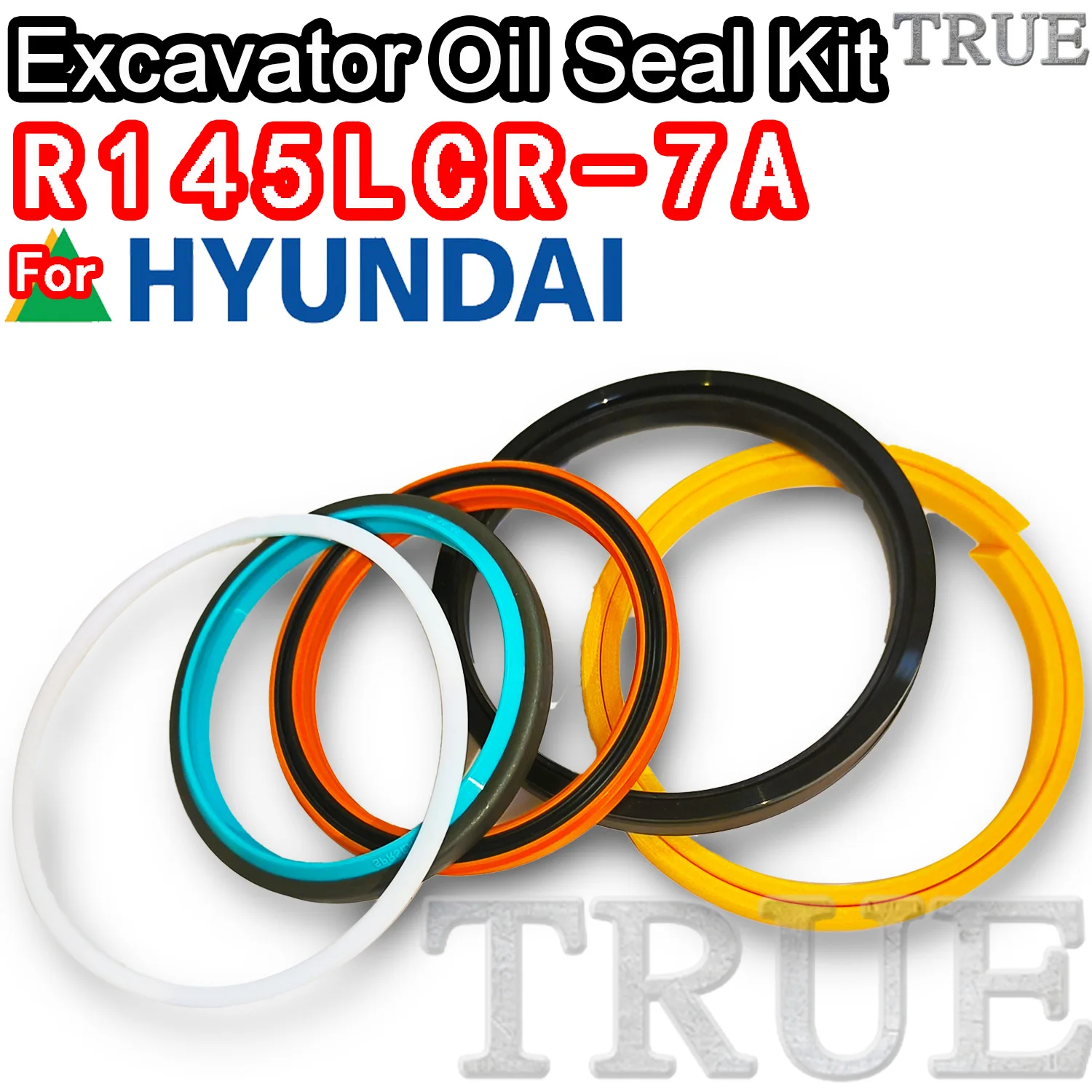 

For R145LCR-7A Hyundai Oil Seal Excavator Repair Kit R145LCR 7A TRAVEL Joystick Engine O-ring Cylinder BOOM ARM Bucket Hydraulic