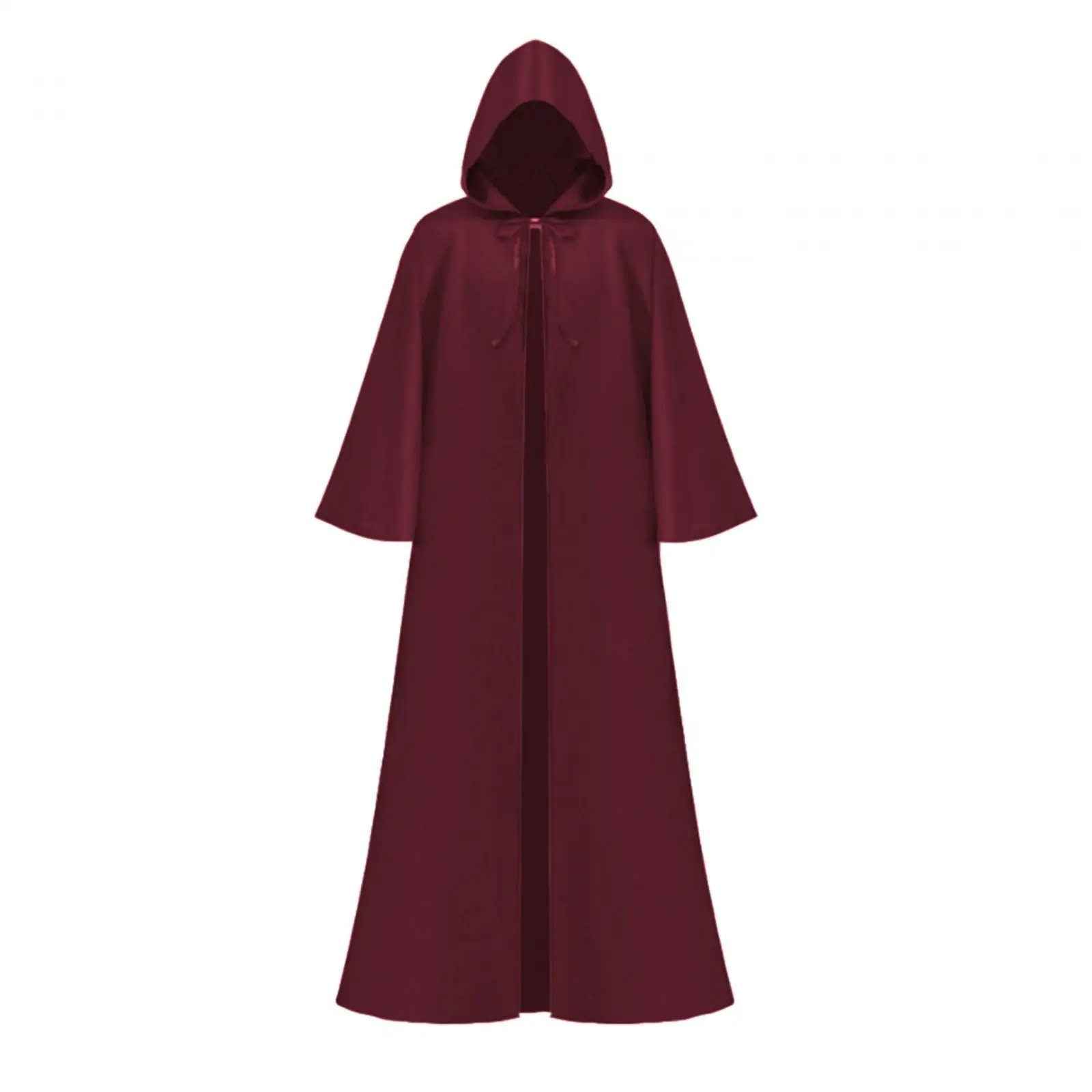 Halloween Long Hooded Cloak Cape Cosplay Lightweight Versatile Soft and Smooth Devil Costume for Christmas Party Costume Ball