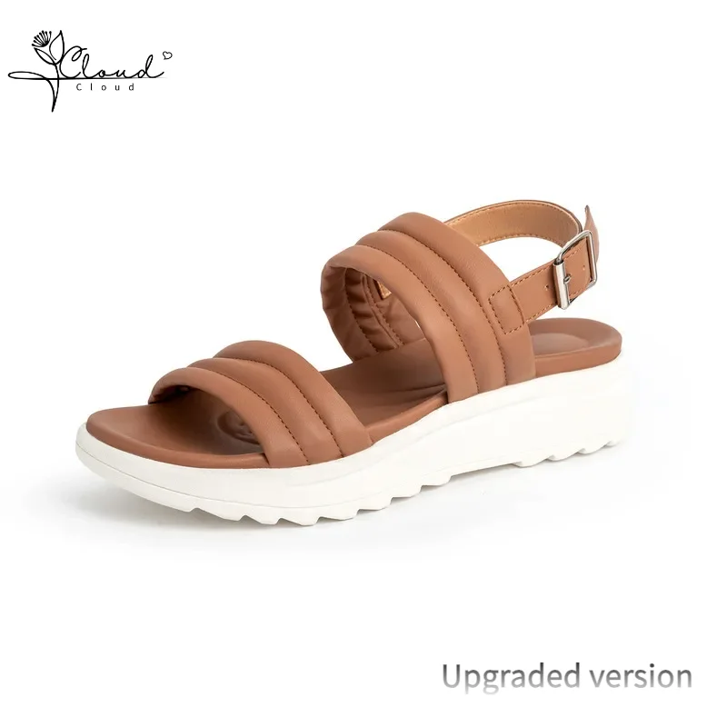 Concise Summer Women's Shoes Sandals Leisure Breathable Fashion One Belt Flat Beach Small and Dainty Super Cute Chic Atmosphere 