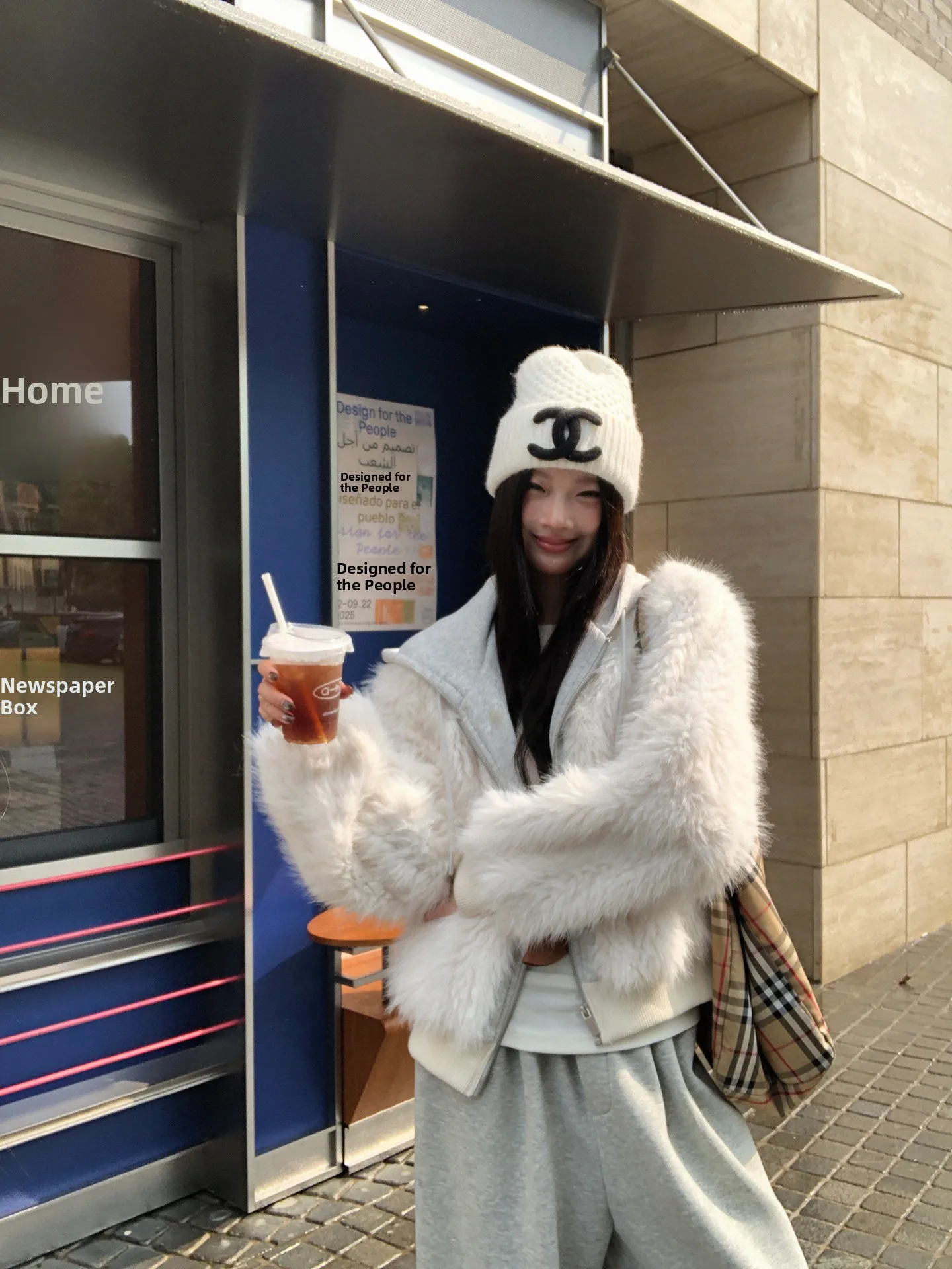 Rouge Celebri Studio femmes fausse fourrure Jaet automne hiver nouveau Sle à capuche rembourré coton manteau blanc coton gilet moelleux doublé