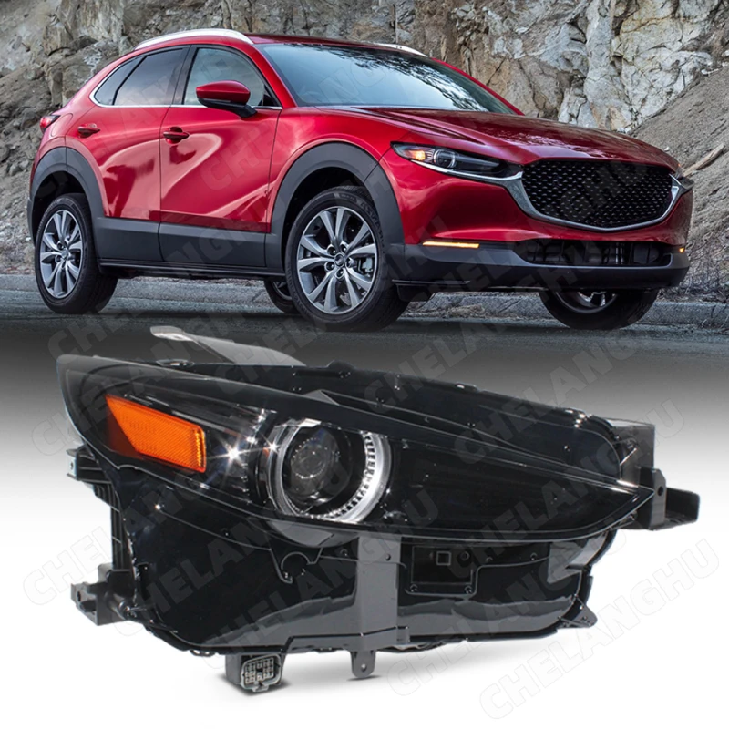 

Правая передняя фара AFS для Mazda CX-30 2020 2021 2022 2023, американская версия, фара DRL, автомобильный аксессуар DGJ1-51030