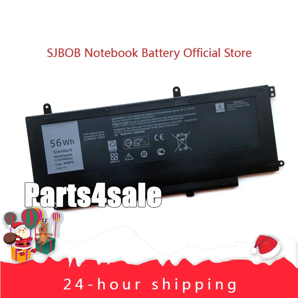 

56Wh New 4P8PH Battery for Inspiron 15 5000 (5547-3207) 7000 7537 7547 7548 laptop battery