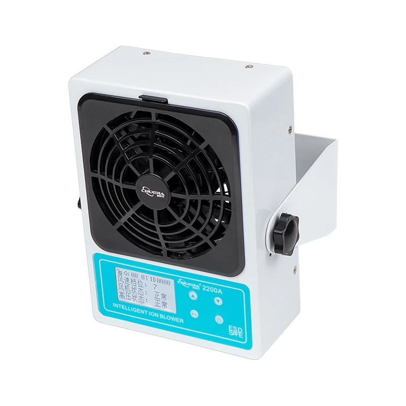 Chuera 2200A Desktop Neutraliseren Lading ESD Ion fan Anti Elektrostatische Ionisator Lichtgewicht Ioniserende Luchtblazer