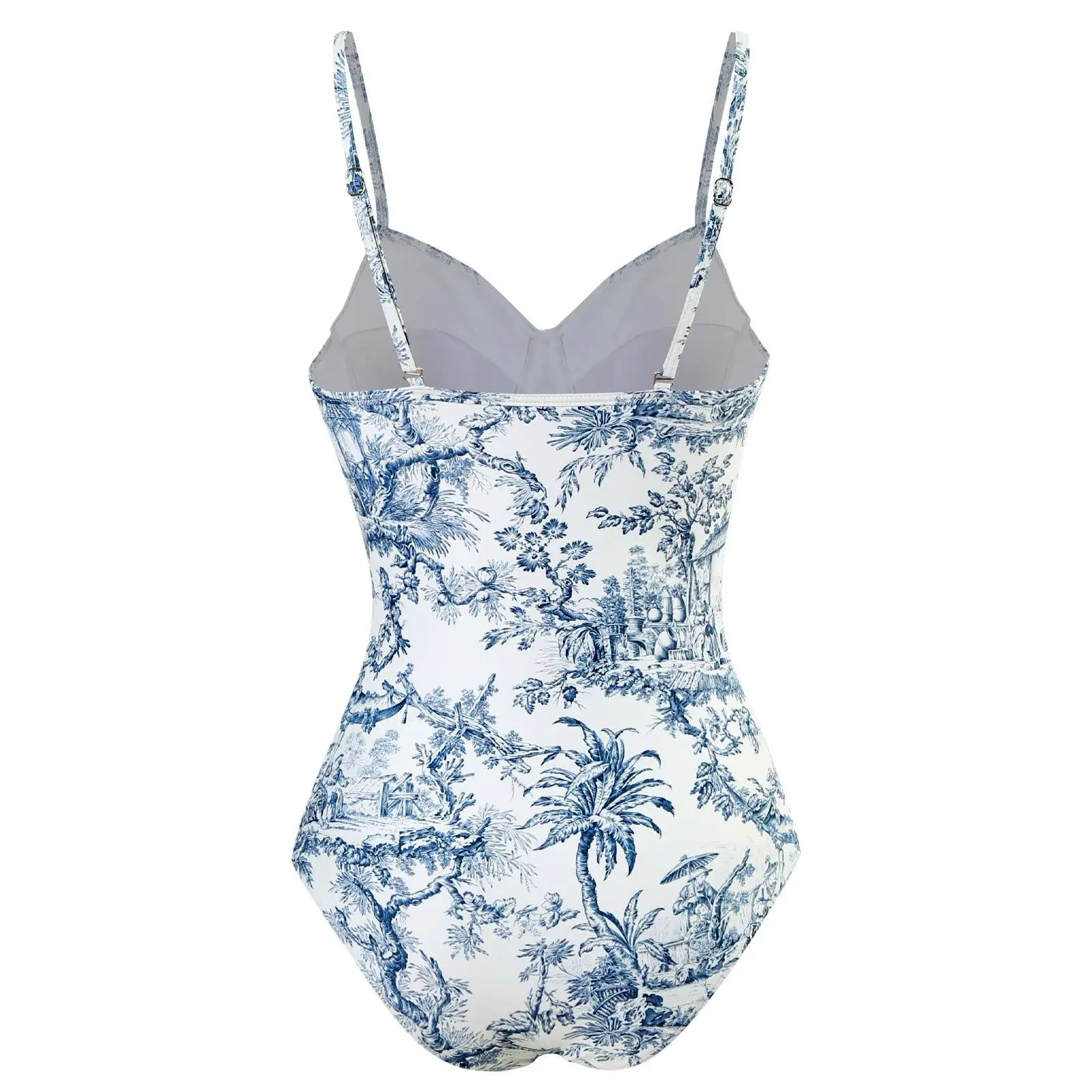 Eendelig Badpak Voor Vrouwen Met Bikini Maxi Wikkelrokken 2-delig Badpak Met Bloemenprint Buikwandcorrectie Tankini Set