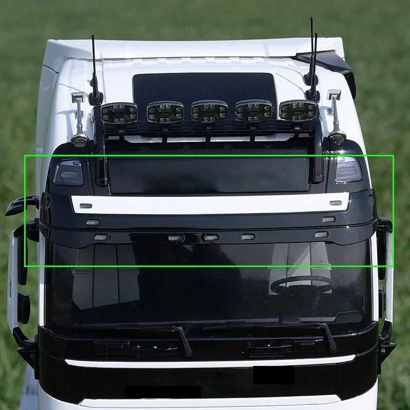 1:14th Scale RC Truck plastic Simulation Sun Visor for Tamiya for VOLVO FH16 XL750 56375 56360 56362 Model Car DIY Parts view 5