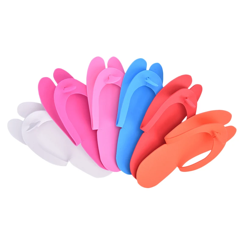 12 pairs of foam slippers Disposable foam slippers Salon Spa Foot Treatment Sandals