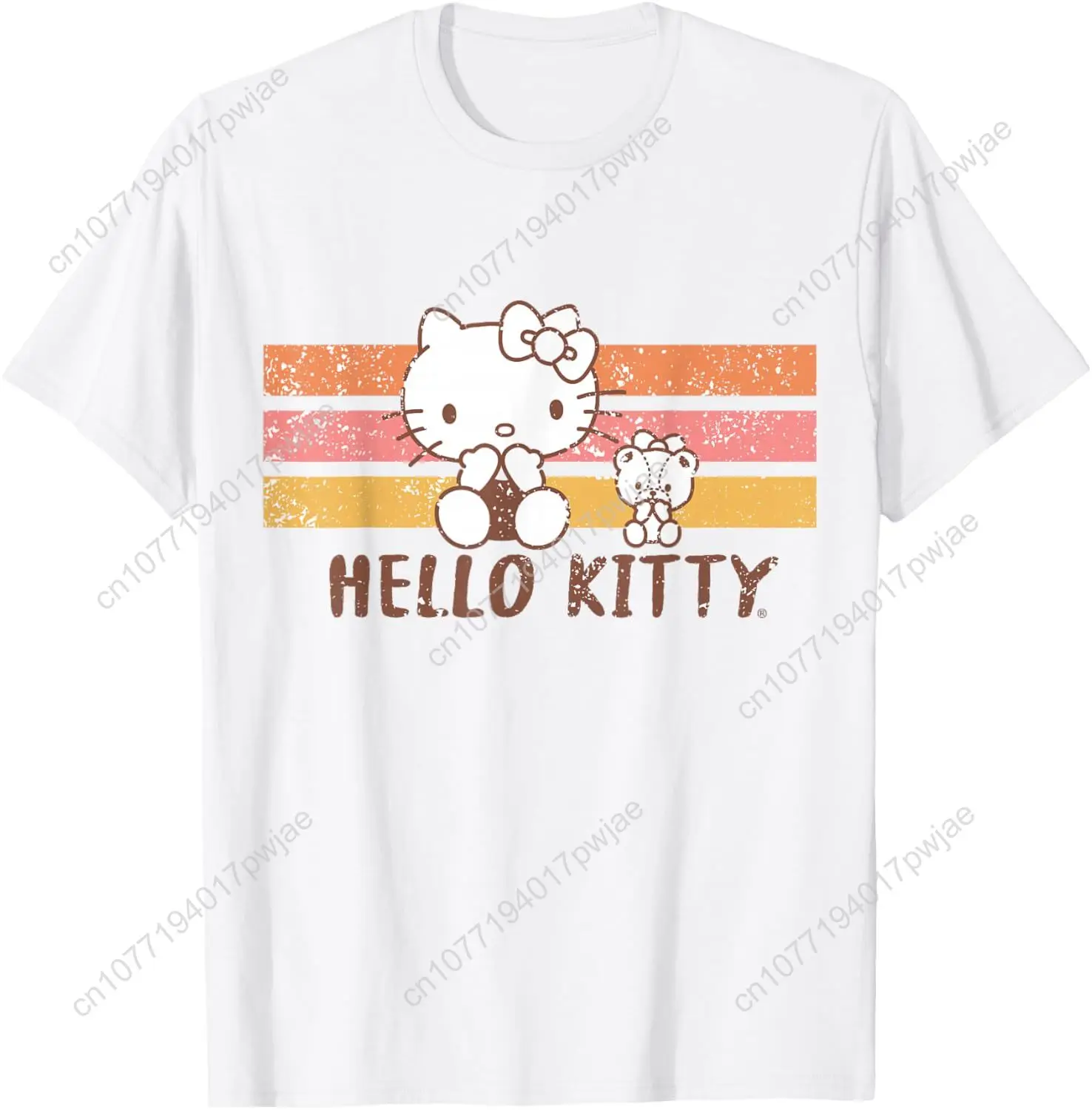 Sanrio Hello Kitty Vintage Stripes T-Shirt