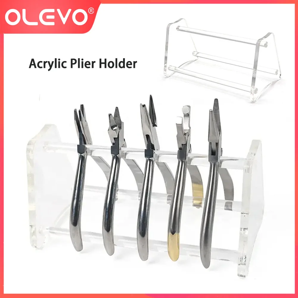 Acrylic Dental Orthodontic Forceps Stand Holder Dentistry Pliers Extraction Tongs Dentist Instruments Tool Display Holder Stand