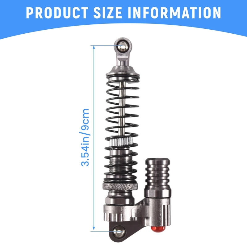 1:10 amortyzator hydrauliczny stopu amortyzator wstrząsów dla 1/10 osiowy Scx10 90022 90028 90021 Rc4wd D90