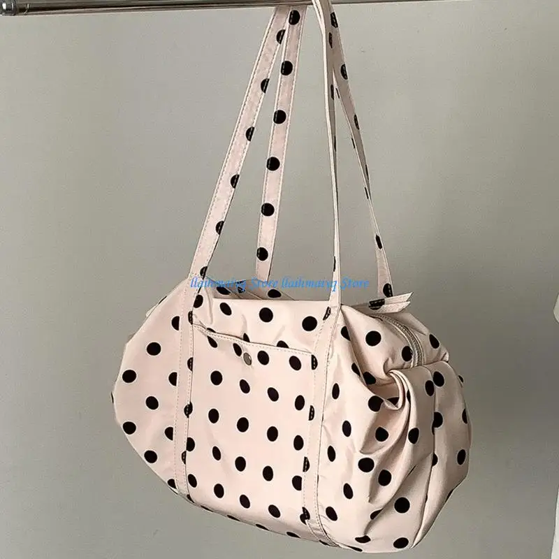 573B Nylon Purse Spacious Korean Inspired Underarm Bag With Adjustable Strap