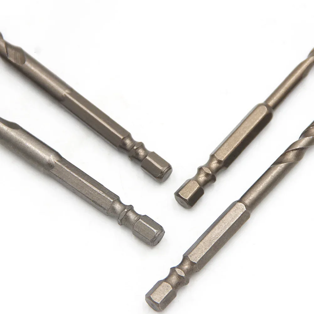 DIY Projects Approx.10mm Eccentric Drill Bit Spiral Drill Bit Efficient Hole Making Hex Shank Design For Drilling Tiles