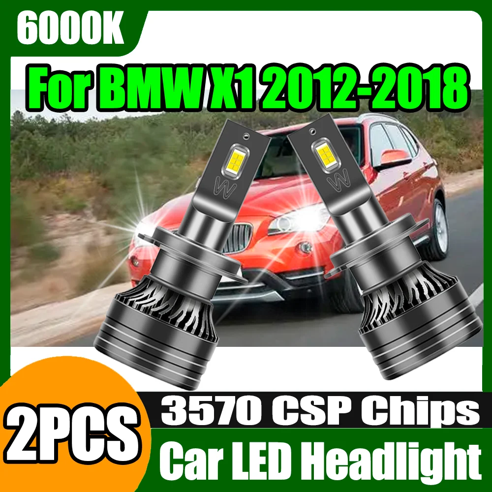 

2 шт. 20000LM светодиодные фары CSP чипы 120 Вт H7 автомобильные фары Canbus без ошибок 6000K белые светодиодные фары 12 В 24 В для BMW X1 2012-2018