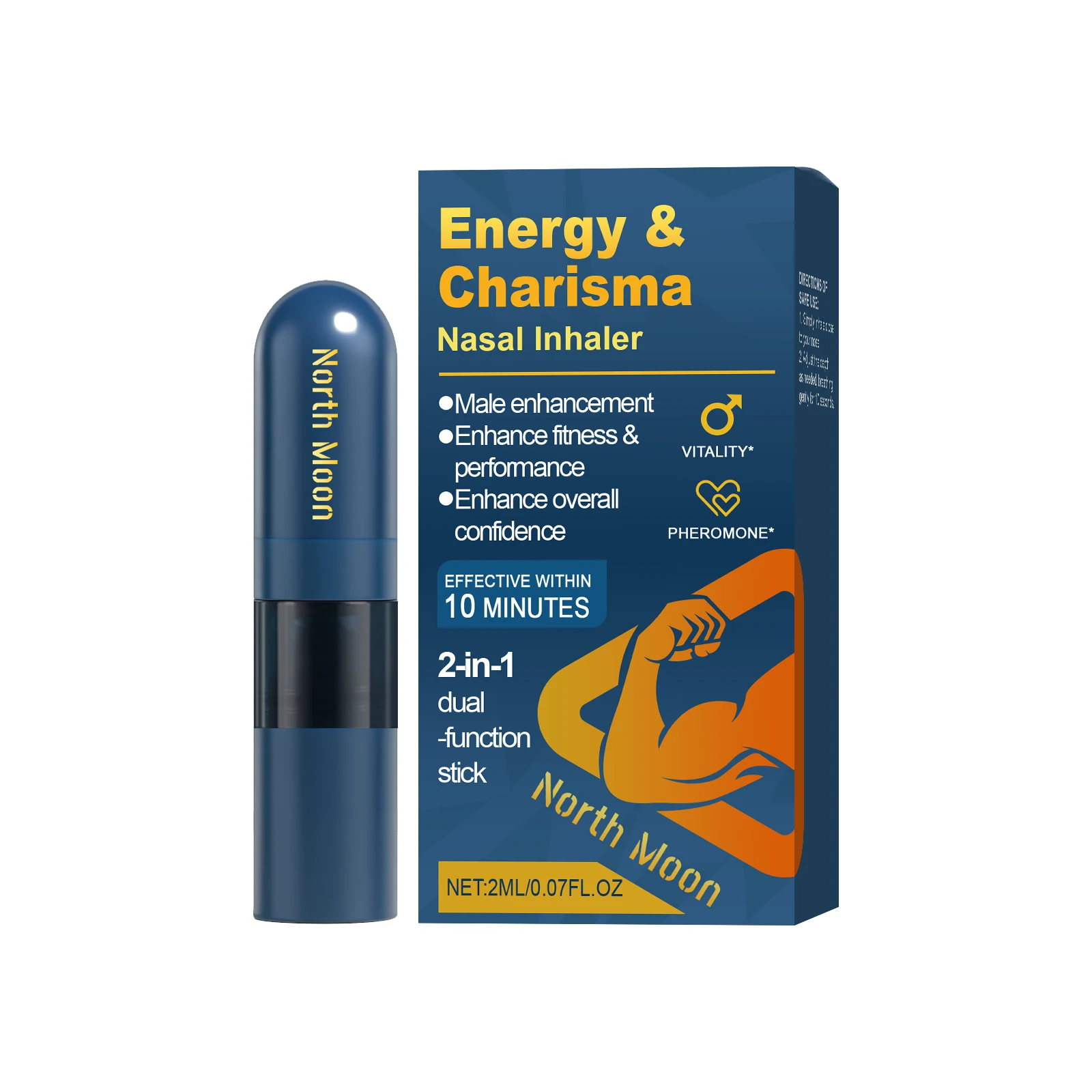 Men's Energy Nasal Suction Stick Relieve Fatigue Refreshing Nourishing Cooling Comfortable Daily Body Care Nasal Suction Stick