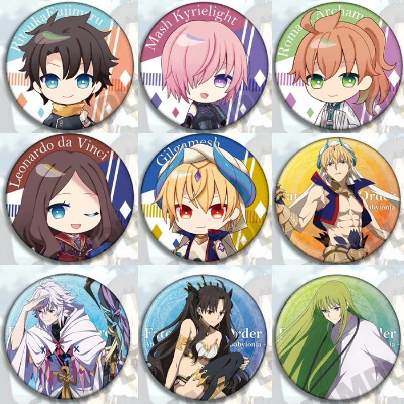 

Tiamat Popular Anime Badges 58mm Secondary Peripherals Anime Lapel Pins for Backpacks Cute Things Brooches Cute Jewelry for Fans