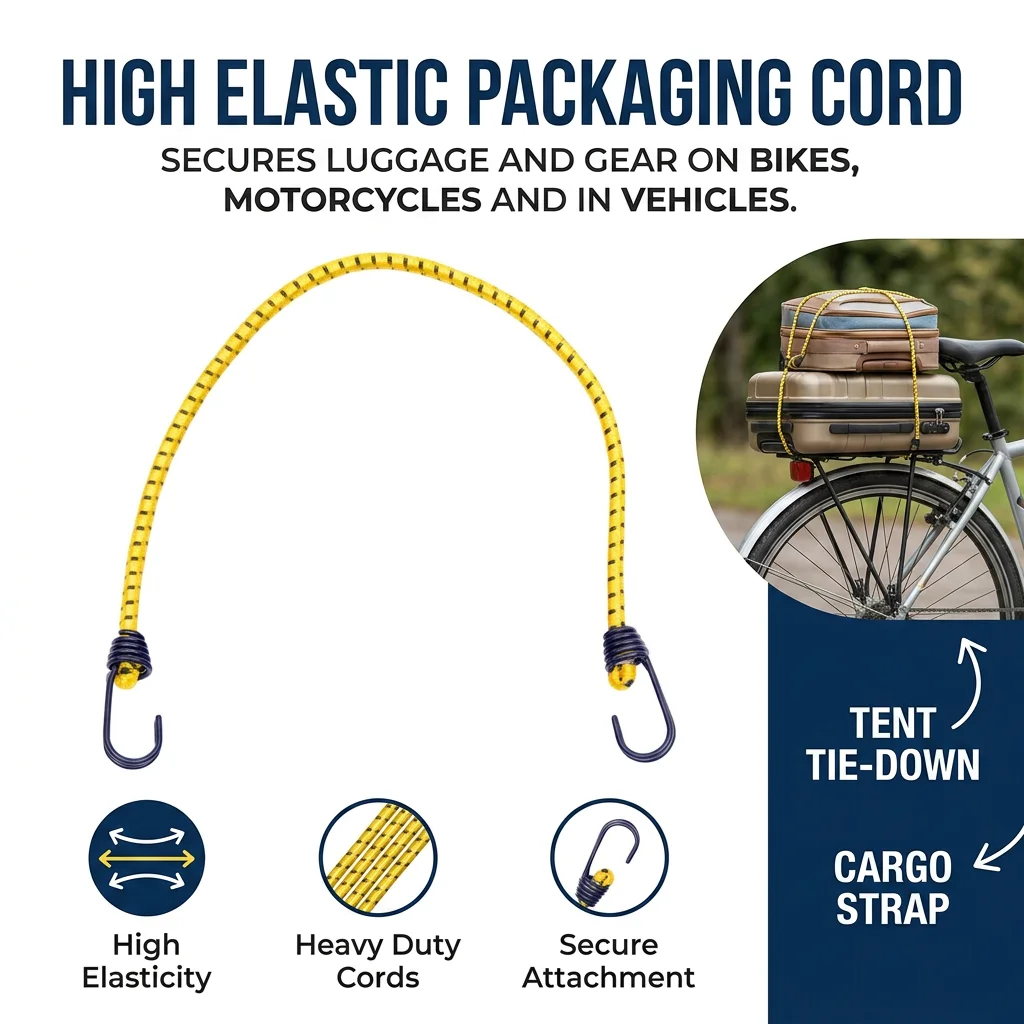 Corda Elástica de Borracha de - Outdoor Camping Extension Cord avaliação e preço