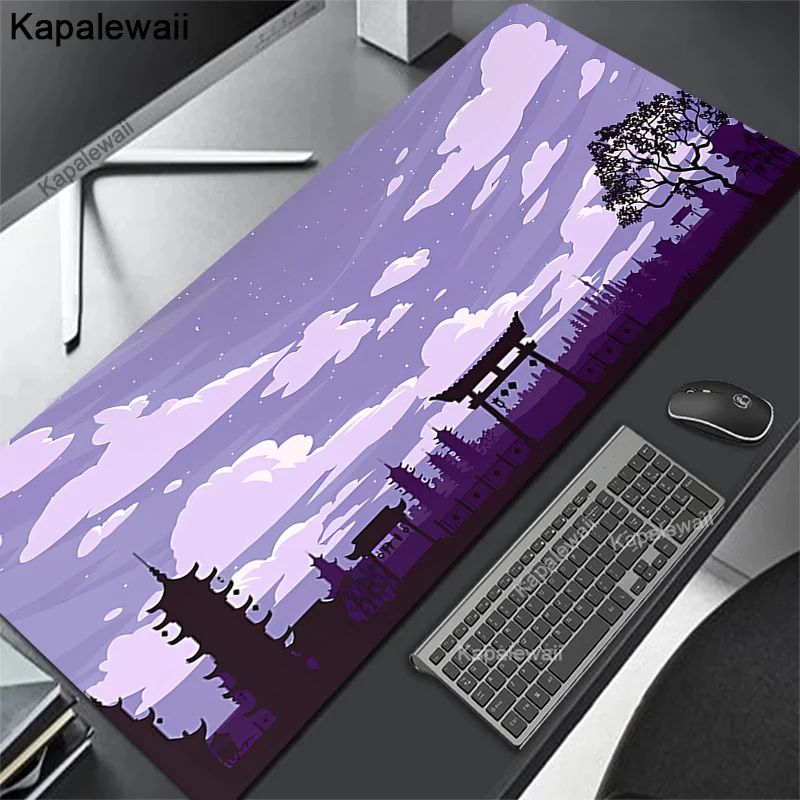 

Игровой коврик для мыши Beauty Scenery ПК 90x40 см XXL Коврик для мыши Аксессуары для ПК Нескользящие резиновые подушечки Большой геймерский настольный коврик Коврики для клавиатуры Maus
