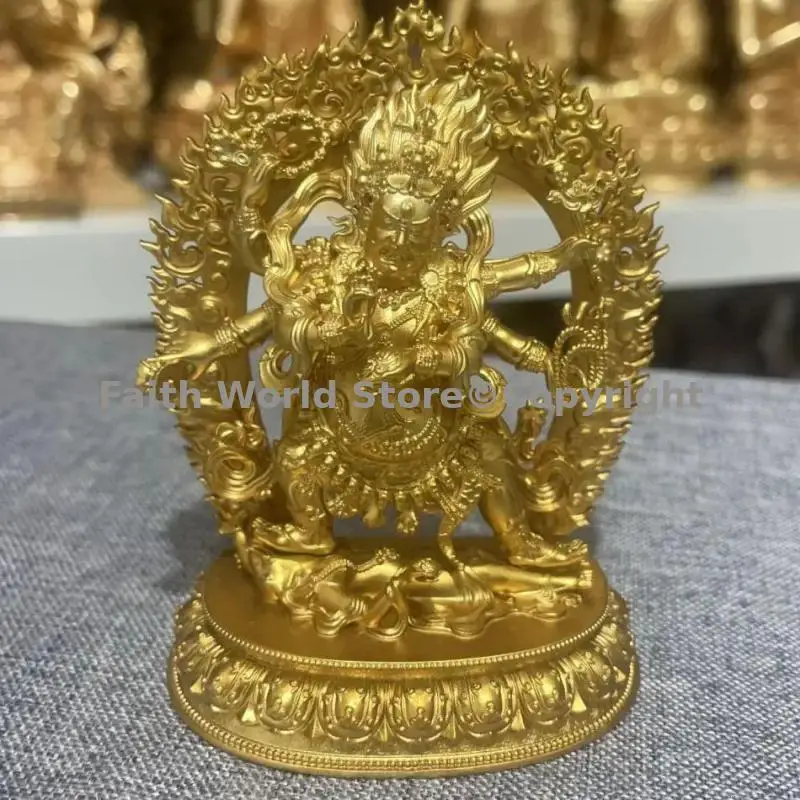 البوذية معبد المذبح نادر التذهيب ماهاكالا غونبو شيفا فيروكانا بوذا عبادة طرد الأرواح الشريطان حماية فعالة