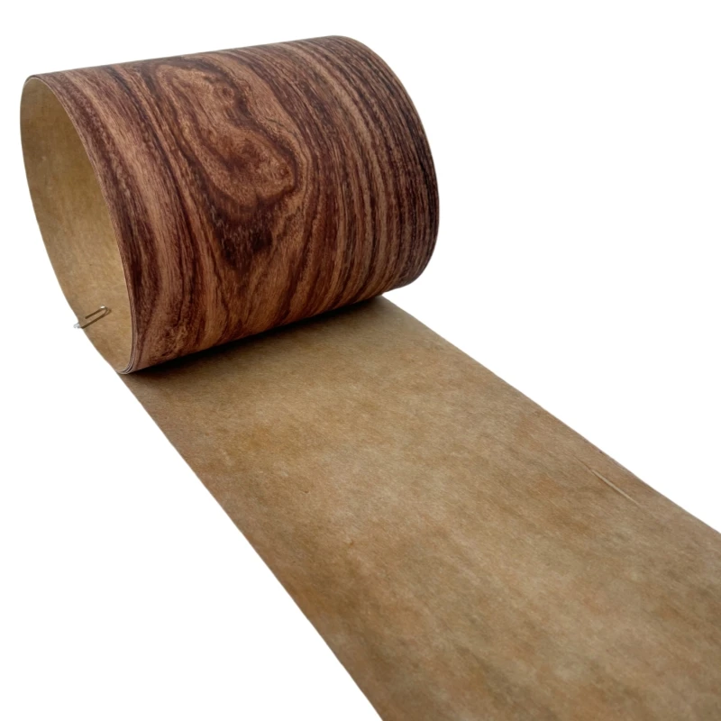 16*300cm Natural Rosewood Veneer Sheets for DIY, Guitar, Stereo Speakers, Cabinets, WoodCrafts, Black Woodcrafts Veneer Roll