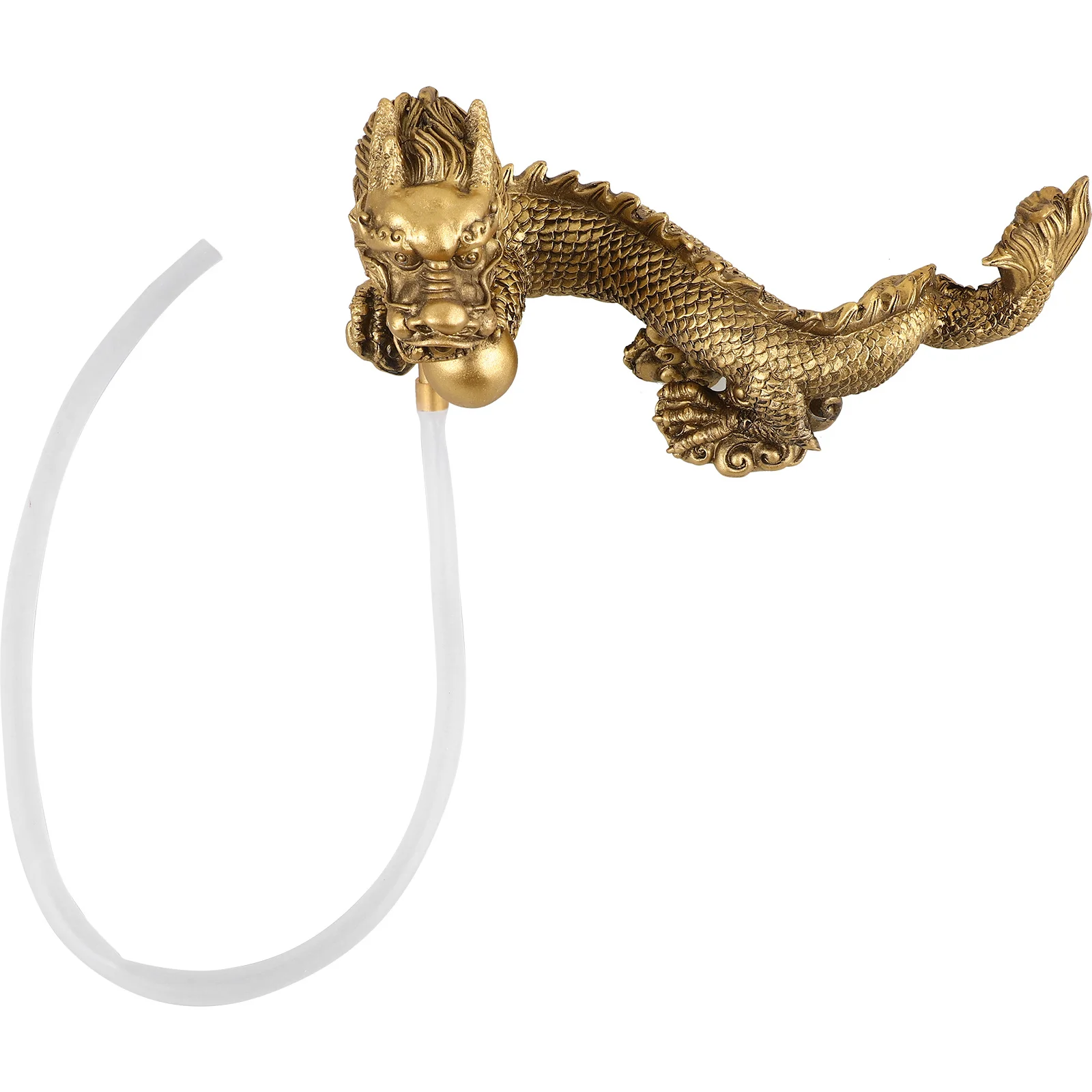 

Desktop Aquarium Dragon Water Fountain Resin Spitter DIY Decorative Fish Tank Waterfall Ornament Fish Tank Fountain