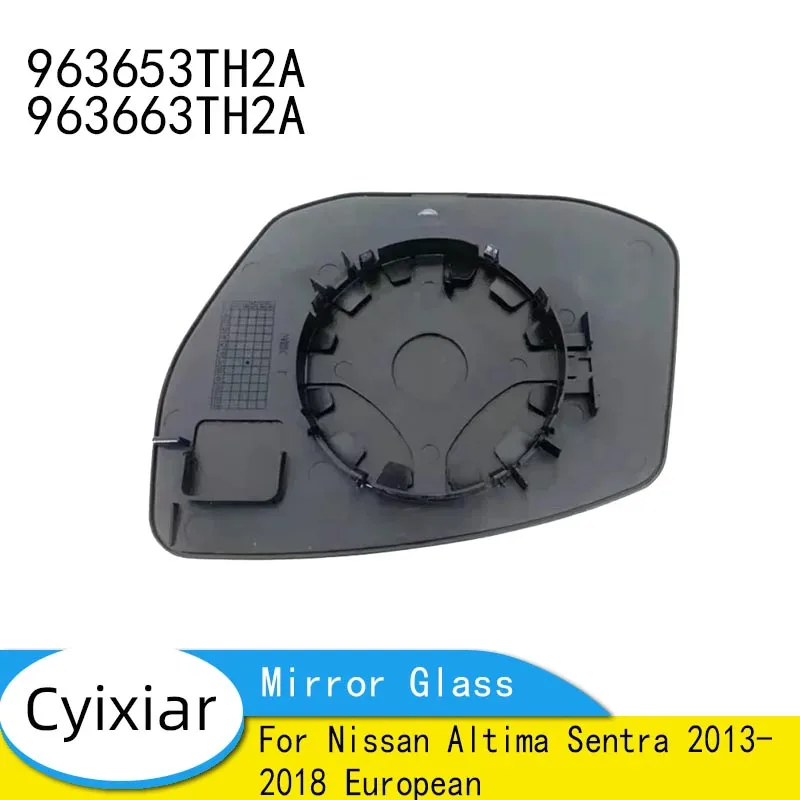 

Heated Side Mirror Glass Rear View Mirror Glass For Nissan Altima Sentra 2013-2018 European Models 963653TH2A 963663TH2A