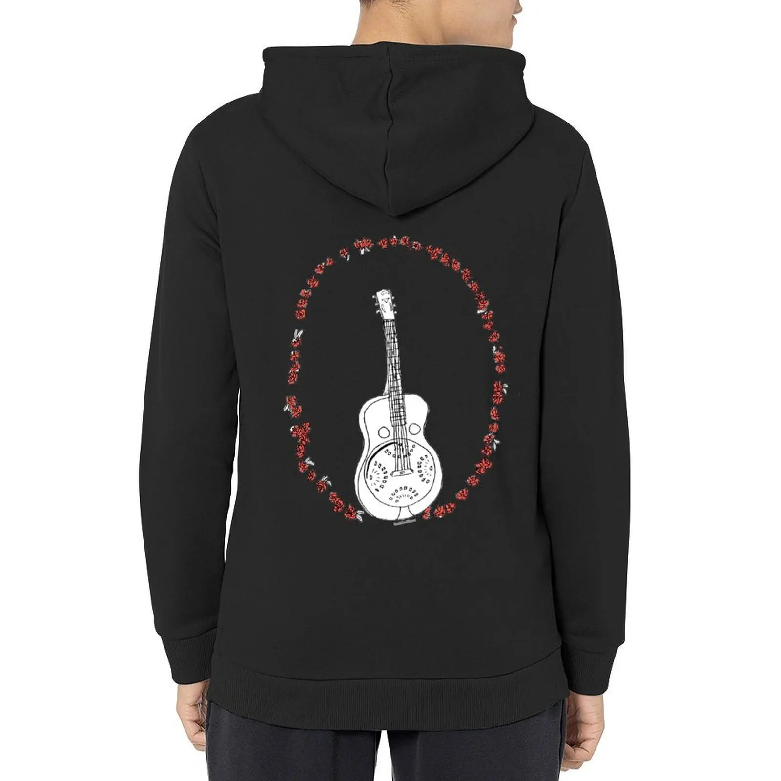 

Dobro Icon with Red Roses Hoodie men's autumn clothes aesthetic clothing autumn men's sweat-shirt set autumn hoodie