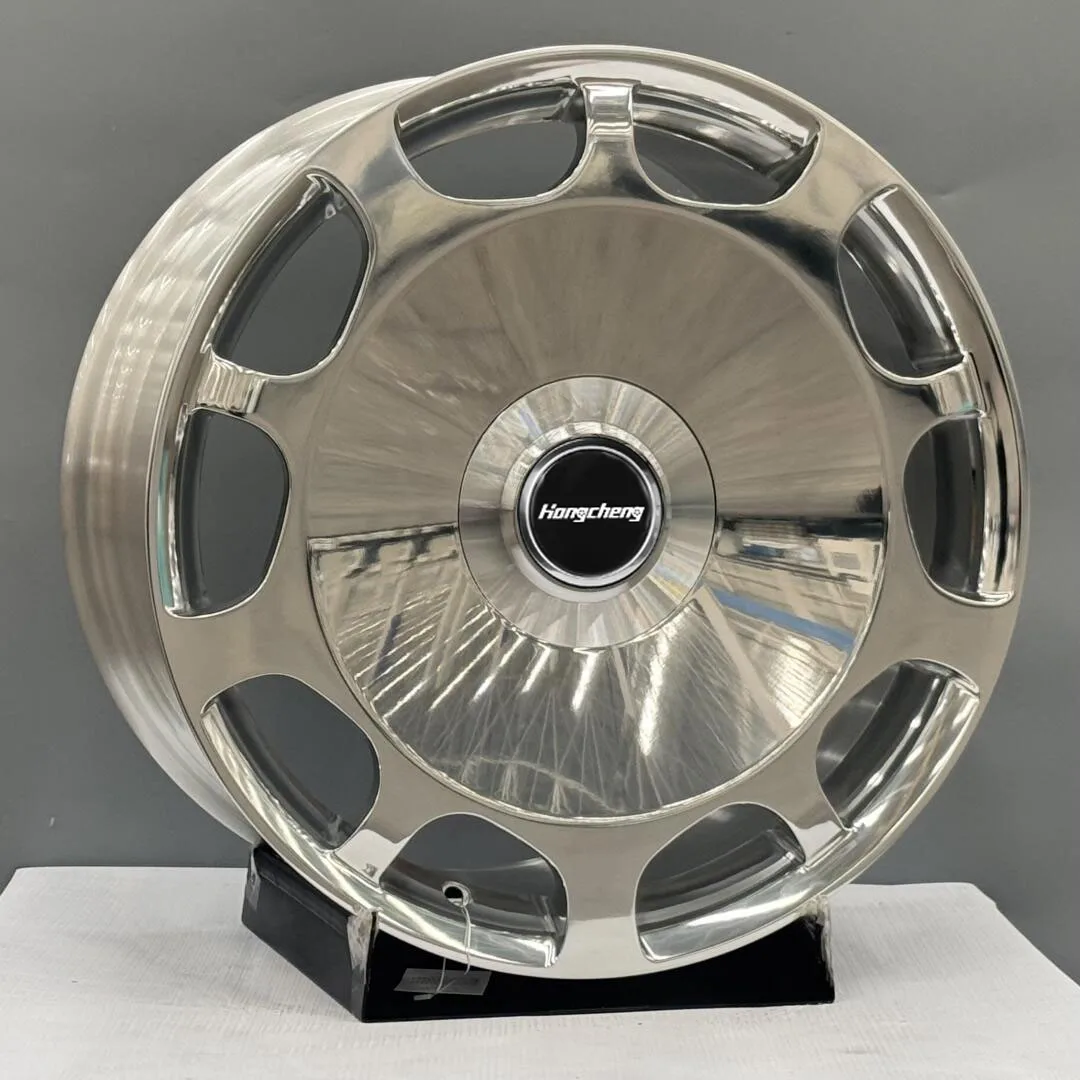 4x100 5x100 5x112 5x114,3 17 18 19 20 21 22 23 24 pulgadas 6061 ruedas pulidas de plato profundo de aleación forjada para AUDI Benz
