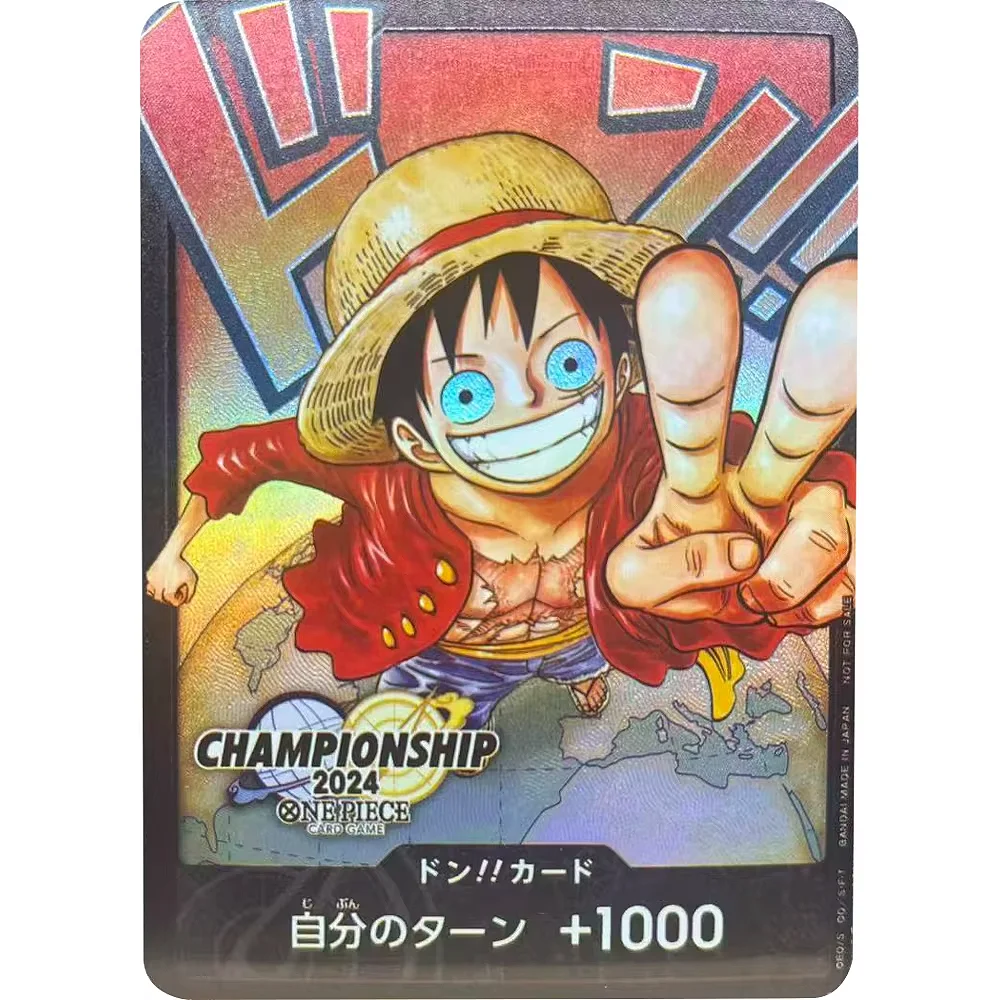 EINTEILIGE Sammelkarten DON!! KARTE Monkey D. Ruffy Hochwertiges DIY selbstgemachtes Spiel Anime Karten Geschenk Spielzeug