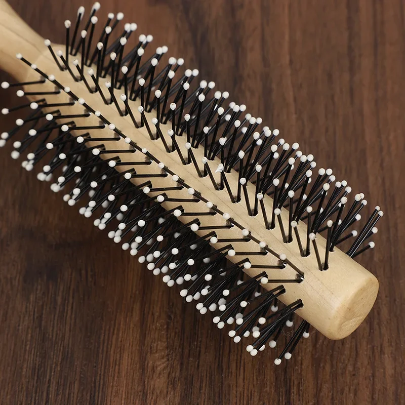 Professional Round Tube Rolling Comb for Hair Styling