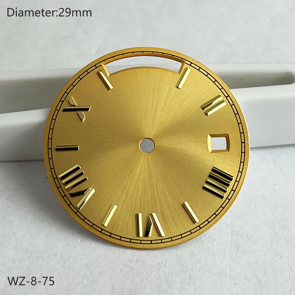 29mm Miyota 8285 dial Roman scale day_date dial suitable for Miyota 8285 automatic movement m228235-0053 m228348rbr-0043 dial