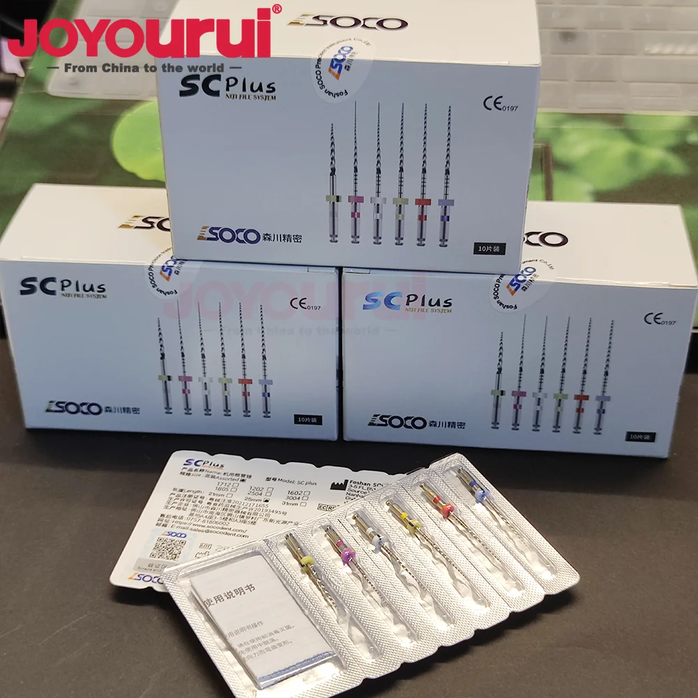 Dental Rotary Files 25mm SC Pro Endo Files Soco Coxo SC Niti File SC Plus Needle Golden Silver Root Canal Files Stomatology Tool