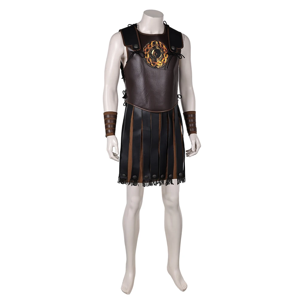 Gladiator Costume Lucius Cosplay Fantasy Costumes for Men Knight Warrior Disguise Role-playing Outfit Halloween Carnival Clothes