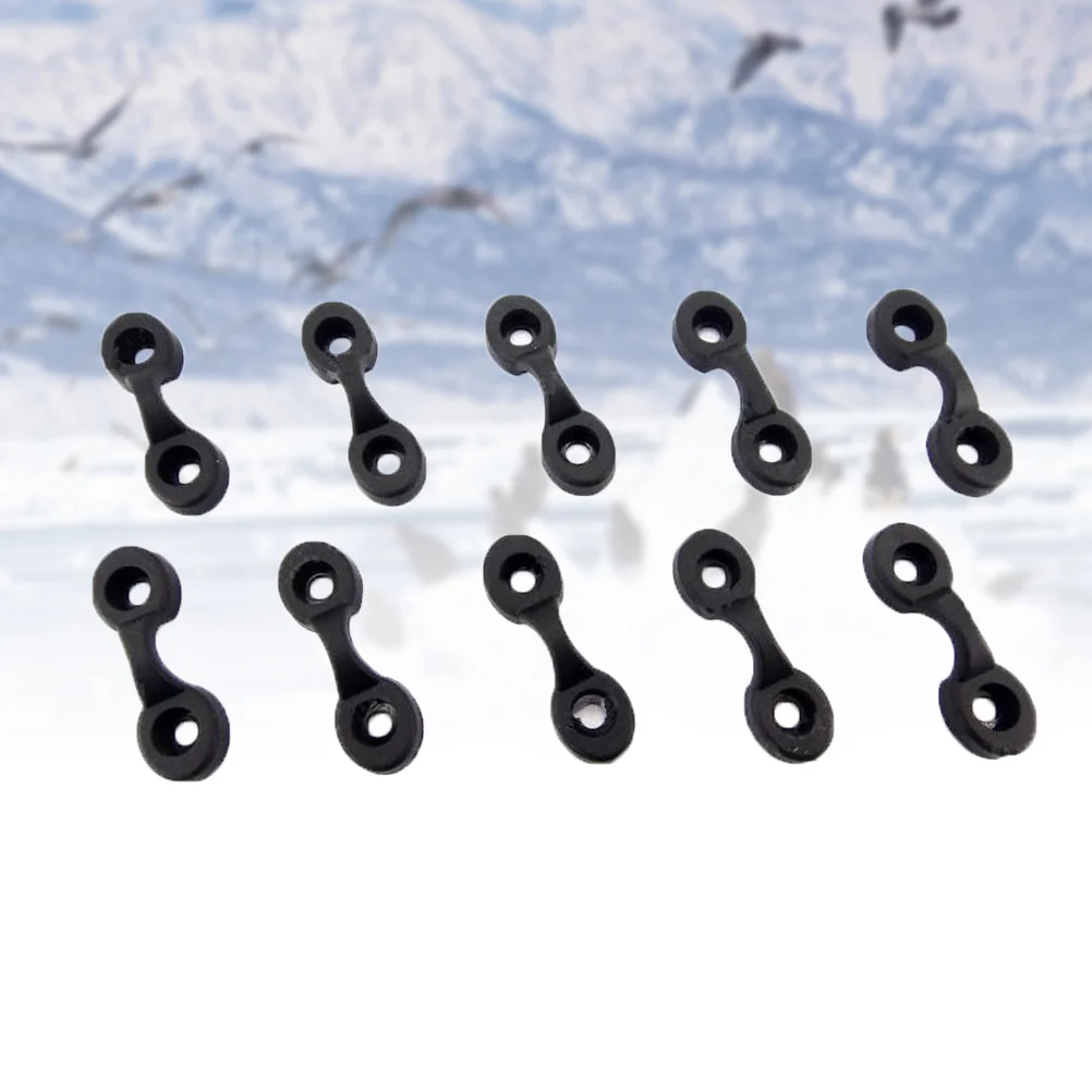 10pcs Kayak Eye Loops Pad Eye Canoe Deck Loops Tie Down Rigging Accessories (51 x 8 x 12mm) kayak eye pads