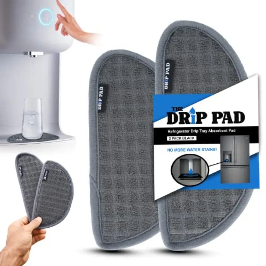 

Refrigerator Drip Catcher for Water Tray, Protects Ice and Water Dispenser Pan From Spills, Mineral Build-Up and Water Splatter