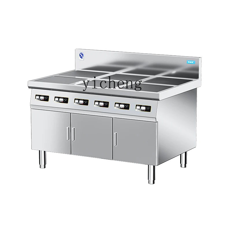 ZZフライドストーブ業務用ハイパワー凹型ストーブコンビネーション大型フライドストーブホテル食堂二口