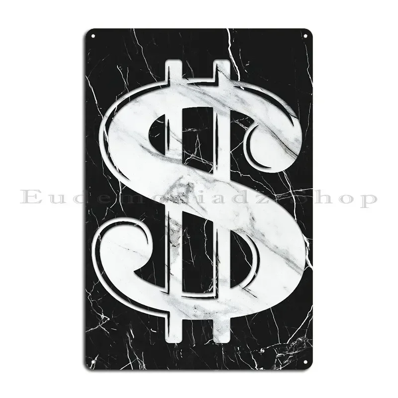 Dollar Sign Metal Sign Living Room Customized Party Decoration Designing Tin Sign Poster