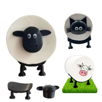 Unique Sheep Toilet Paper Holder Bathroom Tissue Storage Box Bathroom Accessories Kitchen Roll Stand Rack Bathroom Decor Supplie