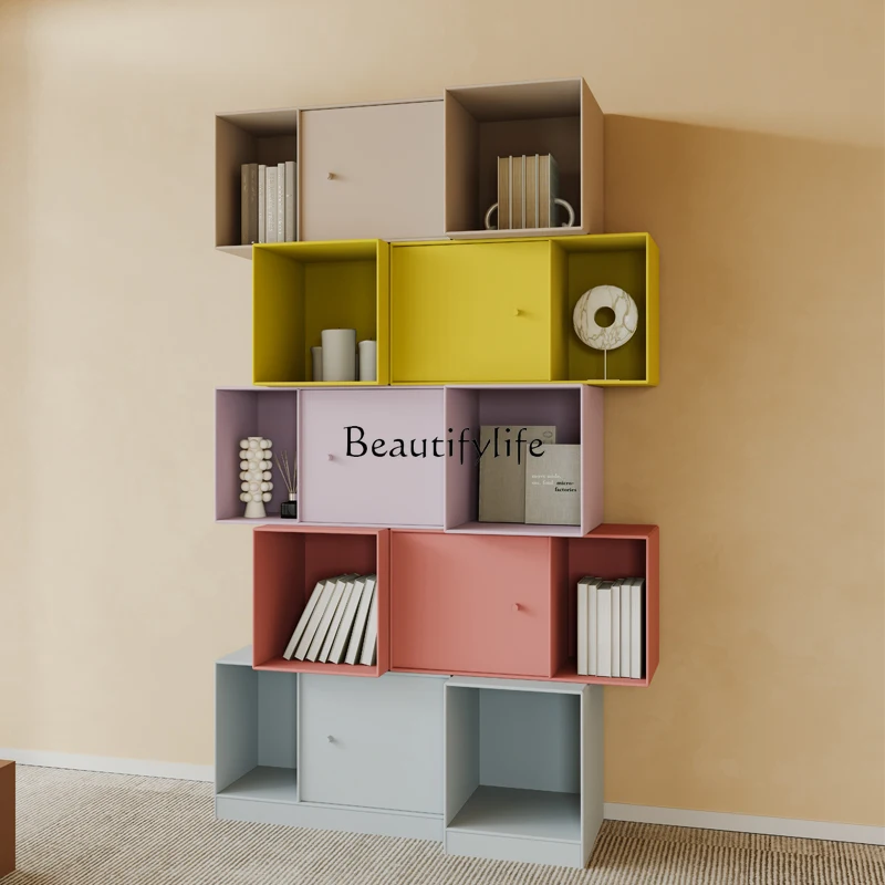 

Dopamine decorative locker Nordic minimalist porch module combination bookshelf