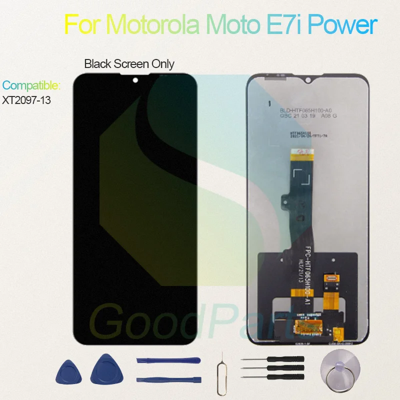 Test Before Ship For Motorola Moto E7i Power Display Touch Screen Digitizer Panel Assembly Lcd Screen XT2097-13 Moto E7i Power S