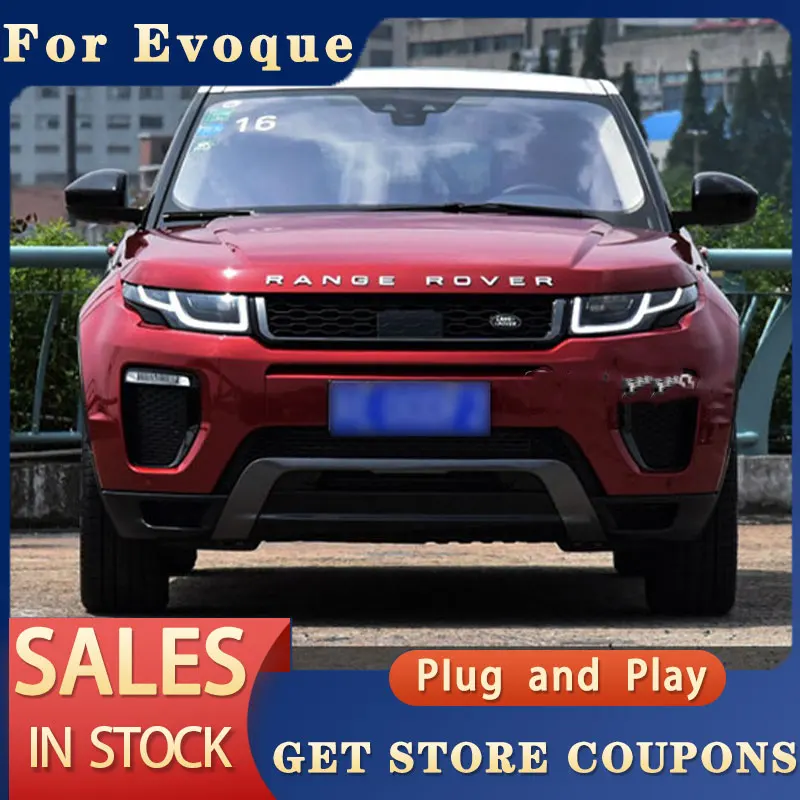 

Car Lights For Land Rover Range Evoque 2013-02019 Headlights LED Day Running Light LED Turn Signal Auto Accessories