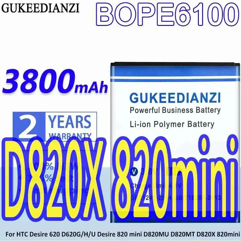 

BOPE6100 3800Mah For Htc Desire 620 D620G H U 820 Mini D820MU D820MT D820X Durable Mobile Phone Battery