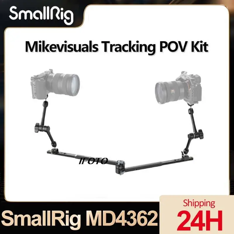 

SmallRig x Mikevisuals Tracking POV Kit Adjustable Telescopic Arm with NATO Rail for Individual/Team Handheld Filming MD4362