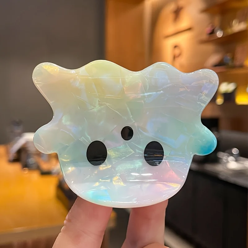 2026 Halloween PVC Hair Claw Clip Cute Ghost Pumpkin Shark Clip Ladies Daily Party Hair Decor Accessory