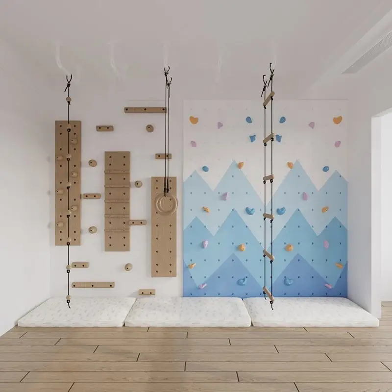 High Quality Competitive Price Indoor Adventure Set Children Play Soft Rock Climbing Wall