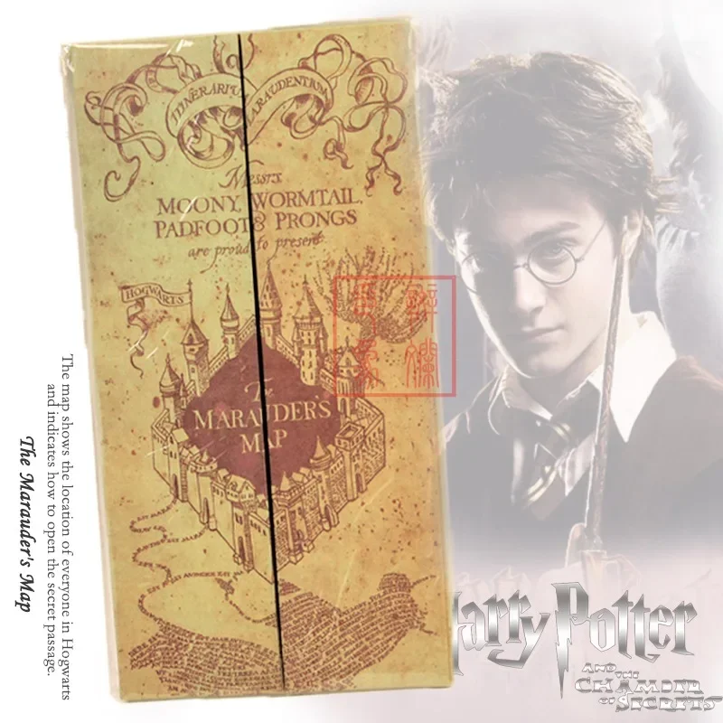 Harris Magician Boy Live Point Map Potter cosplay Props and Wizardry School Treasure Hunt Map Manufacturer Direct Sales