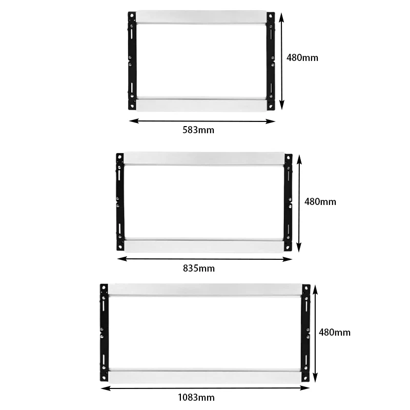2/3/4 Unit Folding Frame Aluminum Alloy Silver Lightweight Outdoor Camping Table Cool Camping Equipment IGT Table